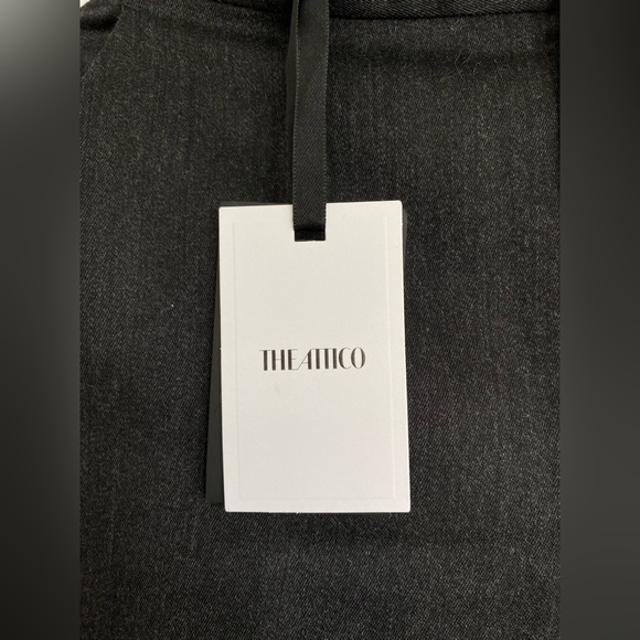 The Attico Dress Pants Heathered Black | NWT IT size 40, US size 2/4 - Picture 3 of 7